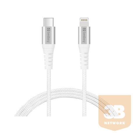 SANDBERG USB-C tartozék, USB-C PD to Lightning MFI 1M