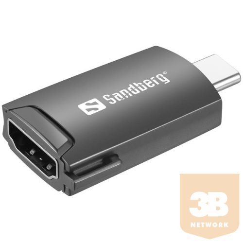 SANDBERG USB-C tartozék, USB-C to HDMI Dongle