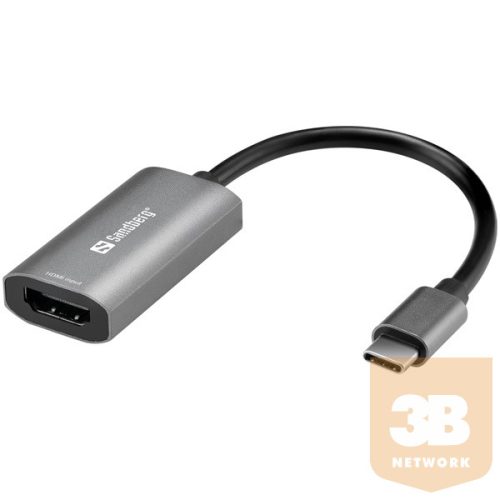 SANDBERG USB-C tartozék, HDMI Capture Link to USB-C