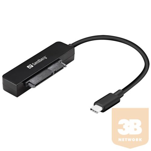 Sandberg Kábel Átalakító - USB-C to SATA USB 3.1 Gen.2 (USB-C bemenet - SATA 2,5" kimenet)