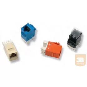 AMP Cat.5E UTP betét (SlimLine 110C), fekete (1375191-2)