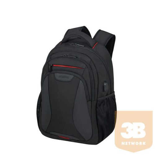 AMERICAN TOURISTER Notebook hátizsák 142923-1027, LAPTOP BACKPACK 15.6" (BASS BLACK) -AT WORK