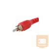 Equip 14709207 audió kábel 3,5 mm jack --> 2xRCA apa/apa, 2,5m