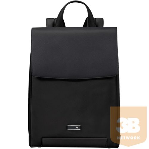 SAMSONITE NŐI Notebook hátizsák 147735-1041, BACKPACK W/FLAP 14.1" (BLACK) -ZALIA 3.0