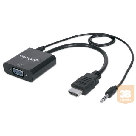 Manhattan HDMI apa --> VGA anya konverter, audio