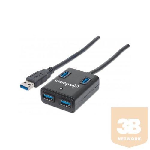 Manhattan SuperSpeed USB 3.0 hub, 4 portos