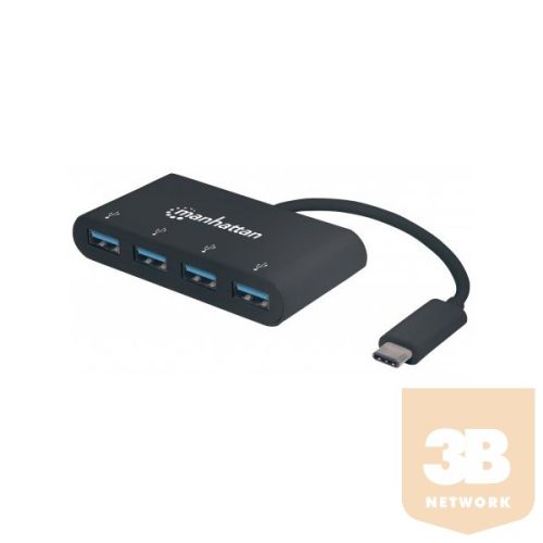 Manhattan 162746 USB-C 3.1 apa /4db USB3.0 anya