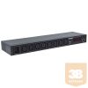 Intellinet IP kezelt elosztósáv Rack 19 1U 110V-240V/16A 8xC13/1xC20/1xRJ45"