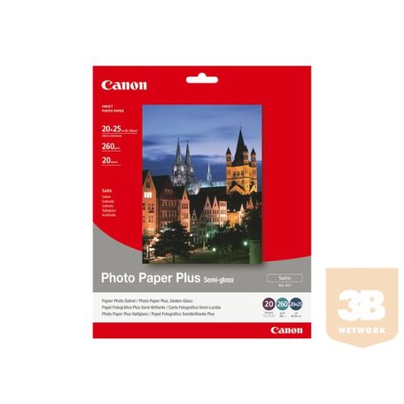 CANON SG-201 semi glossy photo paper inkjet 260g/m2 8x10 inch 20 sheets 1-pack