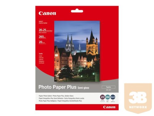 CANON SG-201 semi glossy photo paper inkjet 260g/m2 8x10 inch 20 sheets 1-pack