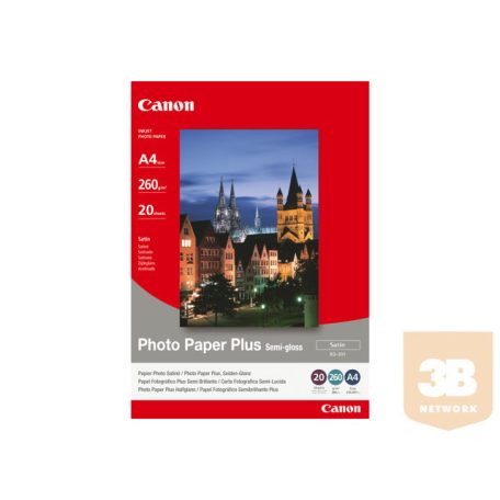 CANON SG-201 semi glossy photo paper inkjet 260g/m2 A4 20 sheets 1-pack