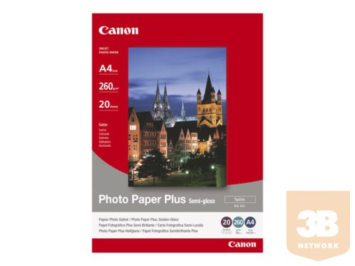 CANON SG-201 semi glossy photo paper inkjet 260g/m2 A3+ 20 sheets 1-pack