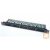 AMP Cat.3 50 portos telefon patch panel, fekete, 1U (1711214-2)