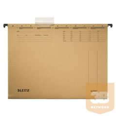  LEITZ Függőmappa, karton, A4,"Alpha Standard", natúr
