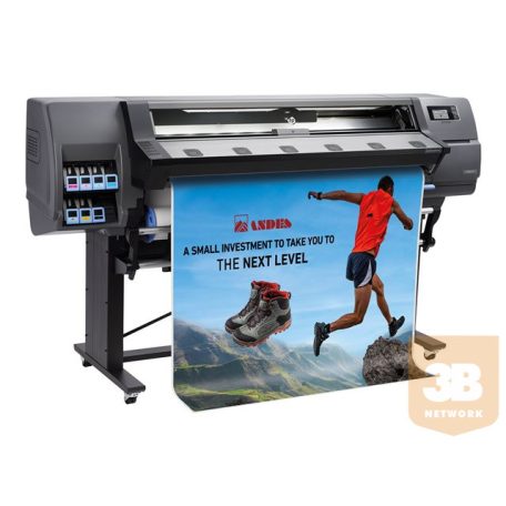 HP Latex 115 Printer nagyformátumú latexnyomtató 1.37 méterig 1200x1200 dpi 12 m2 óránként beltéri nyomat 6 nyomtatófej