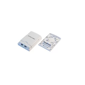 Optikai 2 portos doboz (2 db SC simplex vagy 2 db LC duplex)