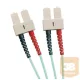 Optikai duplex patch kábel SC-SC 50/125 OM3 5m (200-008) EXCEL
