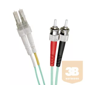   Optikai duplex patch kábel LC-ST 50/125 OM3 10m (200-071) EXCEL