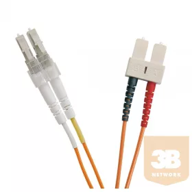   Optikai duplex patch kábel LC-SC 50/125 OM2 3m (200-174) EXCEL