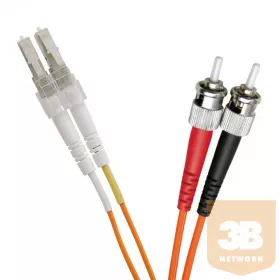   Optikai duplex patch kábel LC-ST 50/125 OM2 5m (200-179) EXCEL