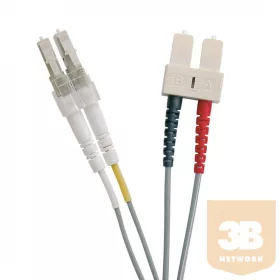   Optikai duplex patch kábel LC-SC 62,5/125 OM1 2m (200-186) EXCEL