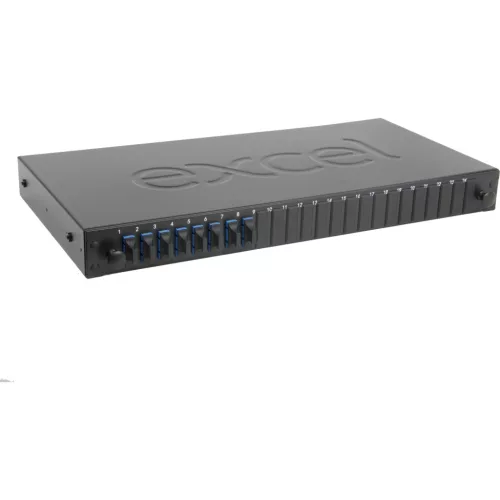 Opt.patch panel SC 8 db duplex toldóval SM, 24 portos (200-482) EXCEL
