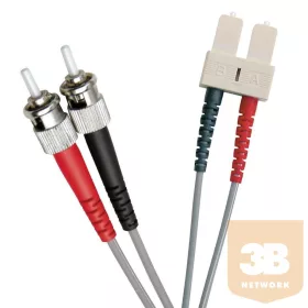   Optikai duplex patch kábel ST-SC 62,5/125 OM1 2m (200-610) EXCEL