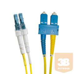   Optikai duplex patch kábel LC-SC 9/125 OS2 2m (200-688) EXCEL
