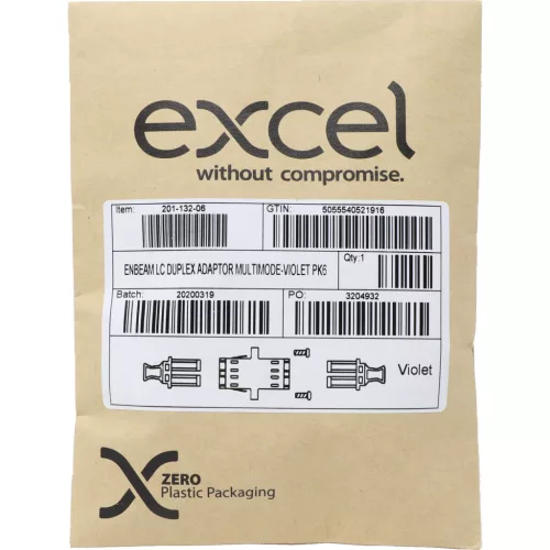Optikai LC toldó duplex Violet OM4 6db/cs (201-132-06) EXCEL
