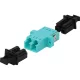 Optikai LC toldó duplex Aqua OM3 6db/cs (201-137-06) EXCEL