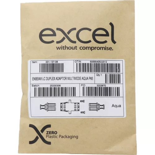 Optikai LC toldó duplex Aqua OM3 6db/cs (201-137-06) EXCEL