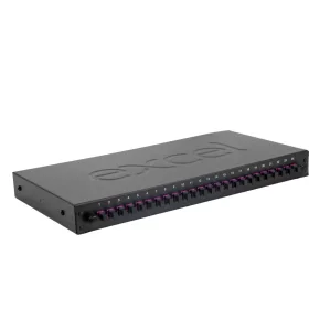   Opt.patch panel LC OM4 24duplex toldóval+ 48 pigtail + kazetta (201-623) EXCEL