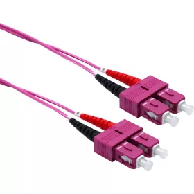   Opt.duplex patch kábel SC-SC 50/125 OM4 1m VIOLET (204-338) EXCEL