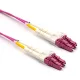 Opt.duplex patch kábel LC-LC 50/125 OM4 10m VIOLET (204-352) EXCEL