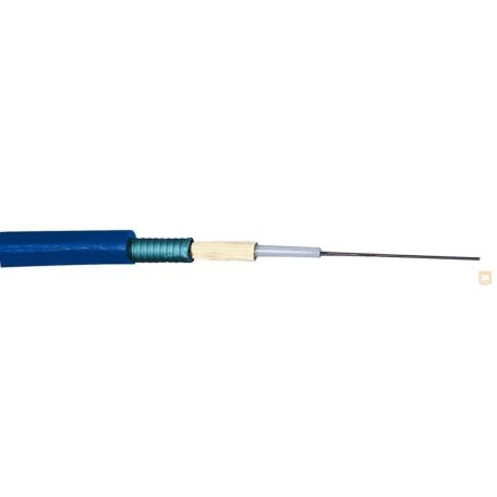 Kül/beltéri páncélos CST OM3 4*50/125 optikai gerinckábel LSOH kék (205-280) EXCEL