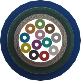   Opt.Kül/Bel. Loose Tube káb.8 szál 50/125 OM3 PÁNCÉLOS (205-281) EXCEL
