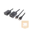 Manhattan HDMI extender by Cat.5e/6 cable, up to 30m, 1080p