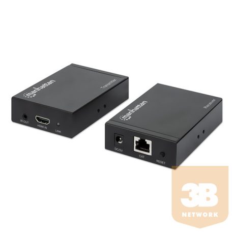 Manhattan Extender - HDMI - Cat5e/6 Hosszabbító, 60 m-ig 1080p, 50m-ig 4K30Hz