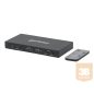   MANHATTAN 207898 Manhattan HDMI Splitter kapcsoló Matrix AV HDMI 4x2 1080p 3D IR távirányítóval