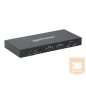   MANHATTAN 207898 Manhattan HDMI Splitter kapcsoló Matrix AV HDMI 4x2 1080p 3D IR távirányítóval