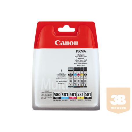 CANON PGI-580/CLI-581 Ink Cartridge BK/CMYK Sec