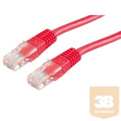 ROLINE kábel UTP CAT5e 10m piros