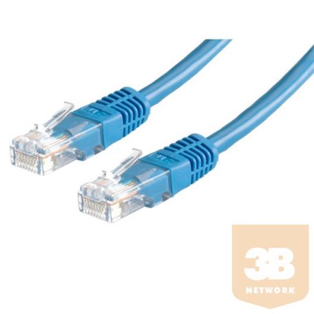 KAB Roline UTP Cat5e kábel - Kék - 0.5m