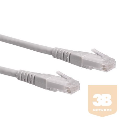 KAB Roline UTP Cat6 patch kábel - Szürke - 0.5m