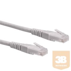 KAB Roline UTP Cat6 patch kábel - Szürke - 3m