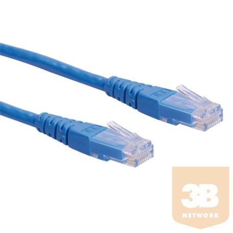 KAB Roline UTP Cat6 patch kábel - Kék - 0,3m