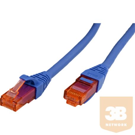 KAB Roline UTP CAT6 LSOH kábel - kék - 0,3m