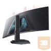 DELL LCD Monitor 34" S3422DWG, 3440x1440, 21:9, 3000:1, 400cd, 2ms, HDMI, Display Port, USB, fekete