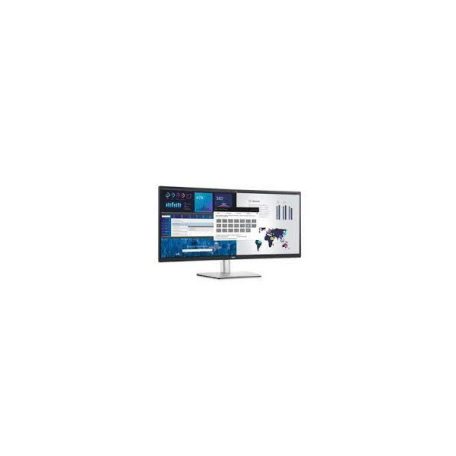 DELL LCD IPS Monitor 34" P3424WE WQHD 3440x1440, 60Hz, 21:9, 1000:1, 300cd, 5ms, HDMI, Display Port,  USB-C, fekete