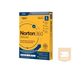   NORTONLIFELOCK Norton 360 Deluxe 50GB HU 1 User 5 Device 12Months Generic Gum MM